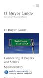 Mobile Screenshot of itbuyerguide.org
